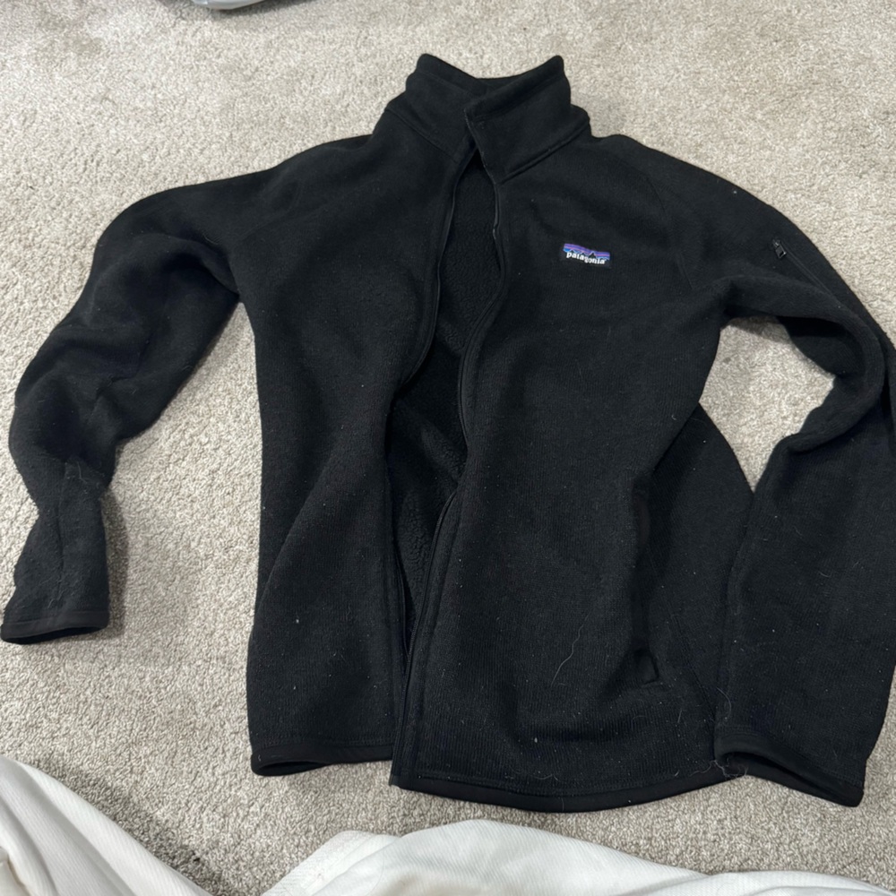 Patagonia Black Full-Zip Fleece Jacket